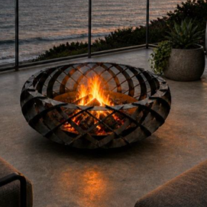 designer fire pit